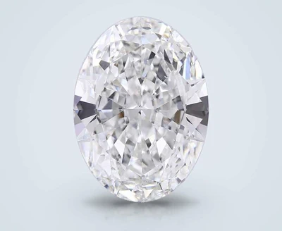 20.03ct F VS1 Very Good Cut Oval Lab Grown Diamond