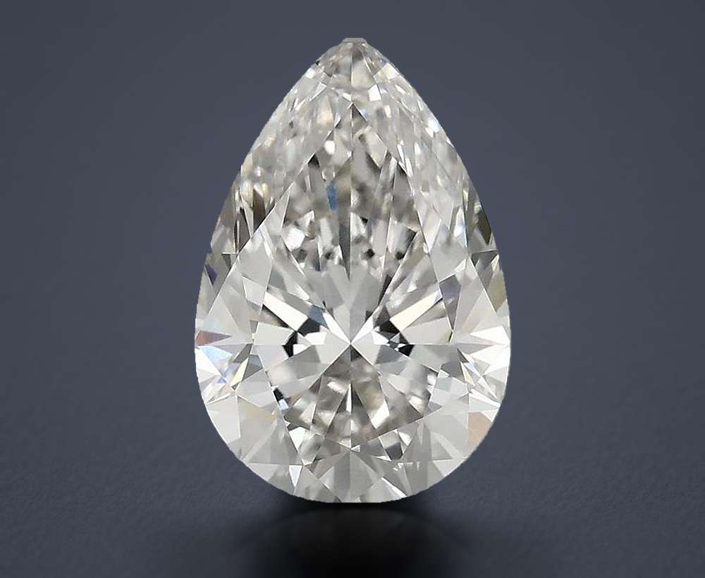 2.37ct G VS1 Rare Carat Ideal Cut Pear Lab Grown Diamond