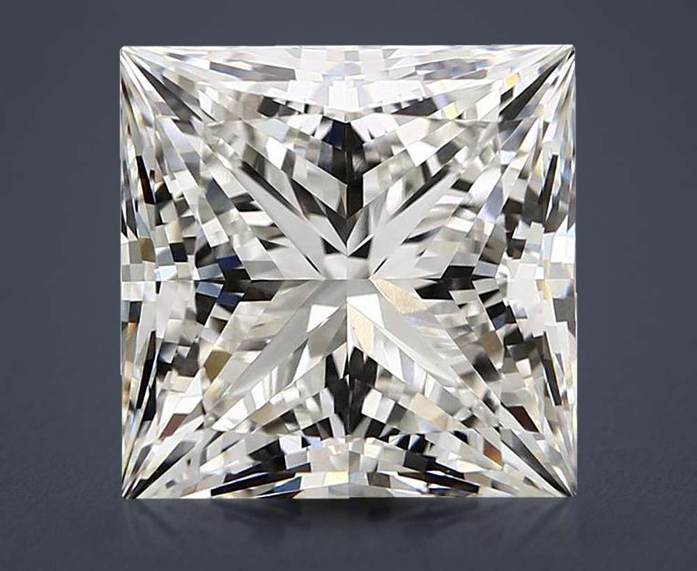 10.21ct G VVS2 Rare Carat Ideal Cut Princess Lab Grown Diamond