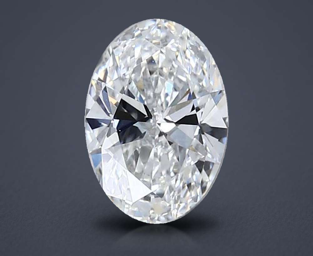 1.05ct E VVS2 Rare Carat Ideal Cut Oval Lab Grown Diamond