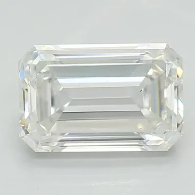 1.04ct F VS2 Excellent Cut Emerald Lab Grown Diamond