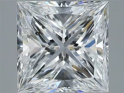 2.02ct D SI2 Rare Carat Ideal Cut Princess Diamond