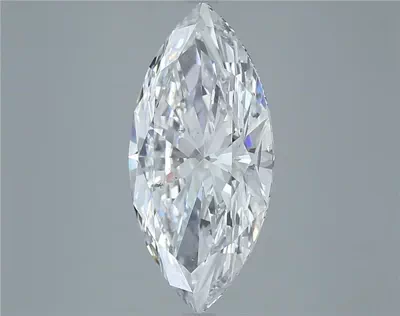 5.02ct D SI2 Rare Carat Ideal Cut Marquise Diamond