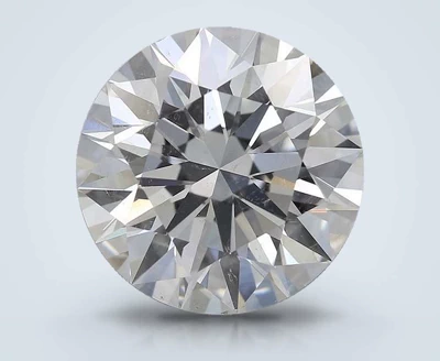 5.13ct H SI2 Rare Carat Ideal Cut Round Diamond