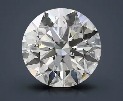 3.74ct J SI1 Rare Carat Ideal Cut Round Diamond