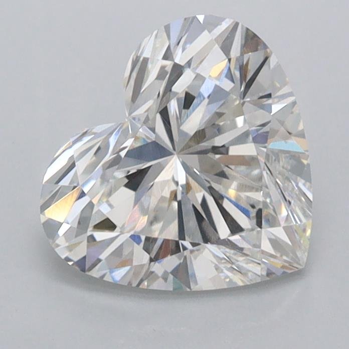 1.53ct F VVS2 Rare Carat Ideal Cut Heart Lab Grown Diamond