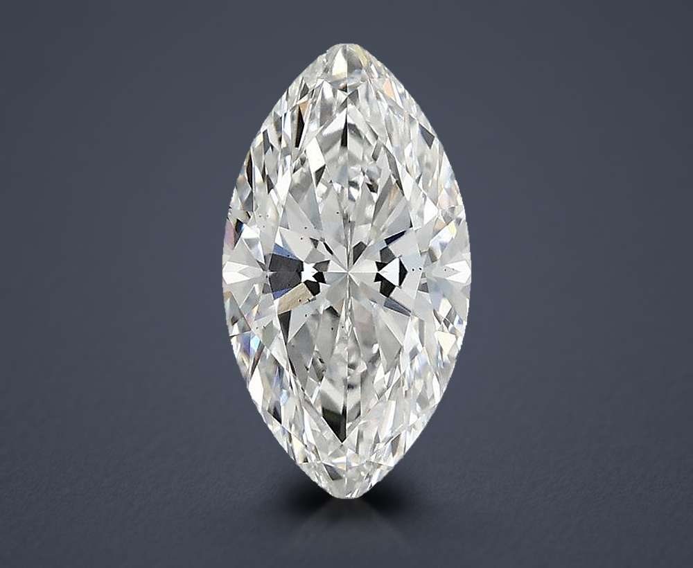1.71ct E VS2 Rare Carat Ideal Cut Marquise Lab Grown Diamond