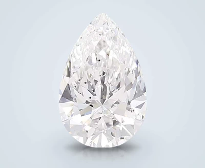 2.74ct E SI1 Rare Carat Ideal Cut Pear Lab Grown Diamond