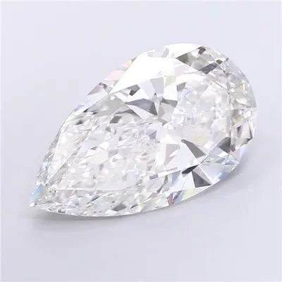 15.06ct F VS1 Very Good Cut Pear Lab Grown Diamond