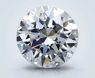 1.70ct F VVS2 Rare Carat Ideal Cut Round Diamond