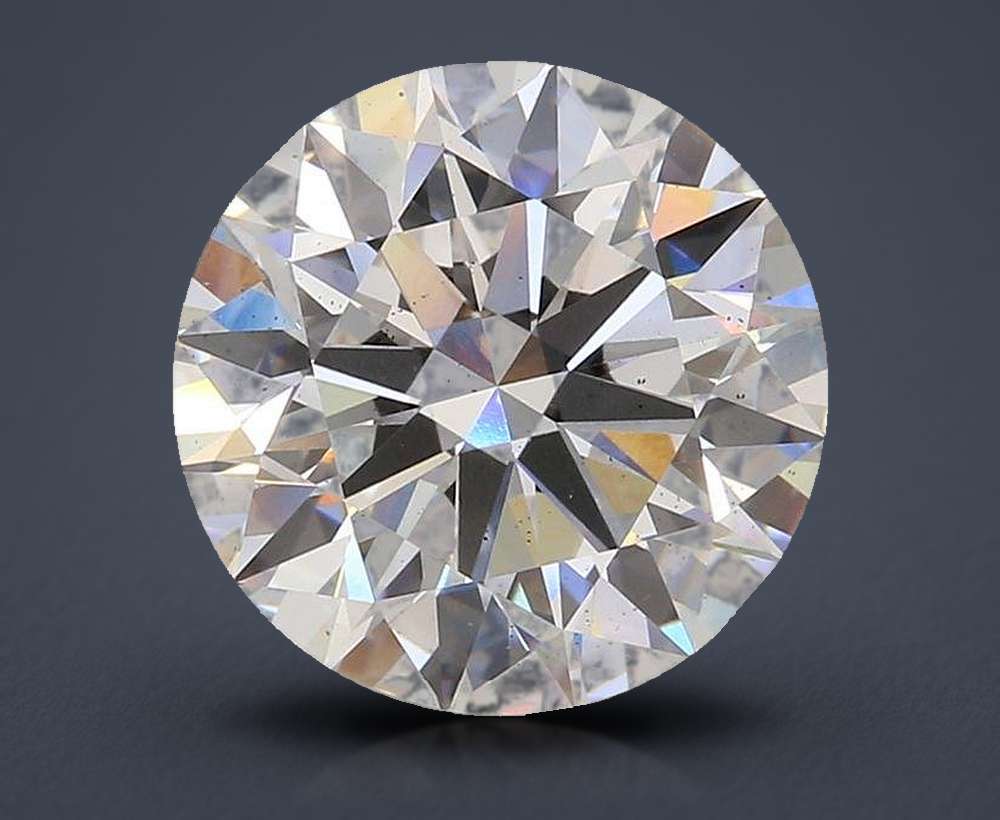 5.52ct D SI1 Rare Carat Ideal Cut Round Lab Grown Diamond