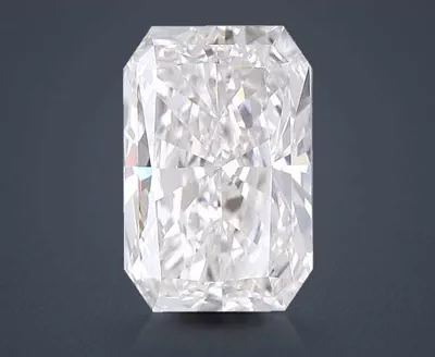 5.17ct F VS1 Rare Carat Ideal Cut Radiant Lab Grown Diamond
