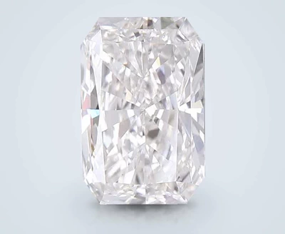 5.17ct F VS1 Rare Carat Ideal Cut Radiant Lab Grown Diamond