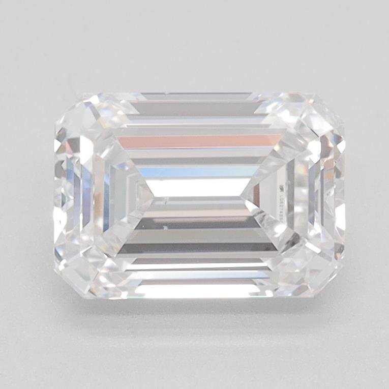 1.50ct D VS2 Excellent Cut Emerald Lab Grown Diamond