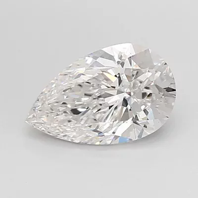2.02ct E SI1 Rare Carat Ideal Cut Pear Lab Grown Diamond