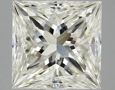 3.06ct J VVS2 Rare Carat Ideal Cut Princess Diamond