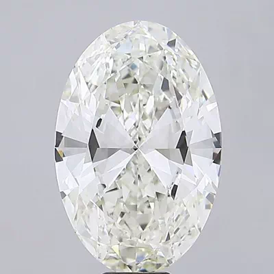 15.02ct I VVS2 Rare Carat Ideal Cut Oval Lab Grown Diamond