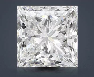 6.13ct G VS1 Rare Carat Ideal Cut Princess Lab Grown Diamond