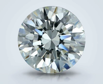 5.01ct I VVS2 Rare Carat Ideal Cut Round Diamond