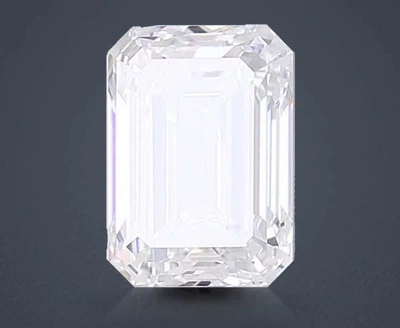2.01ct D VVS2 Very Good Cut Emerald Lab Grown Diamond