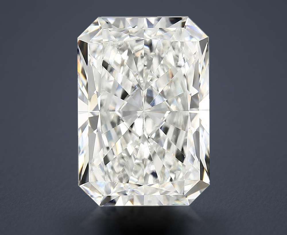 10.63ct F VVS2 Rare Carat Ideal Cut Radiant Lab Grown Diamond