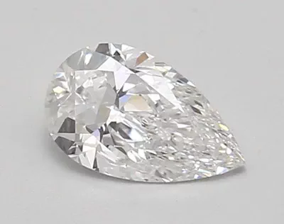 0.87ct D VVS1 Rare Carat Ideal Cut Pear Lab Grown Diamond