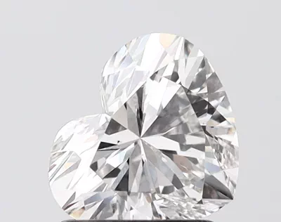 1.51ct H VS2 Rare Carat Ideal Cut Heart Lab Grown Diamond
