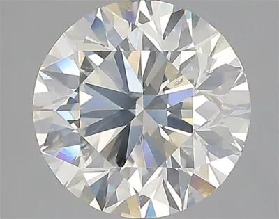 2.70ct K SI2 Rare Carat Ideal Cut Round Diamond