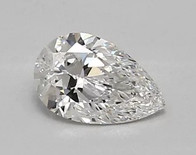 0.74ct D VVS1 Rare Carat Ideal Cut Pear Lab Grown Diamond