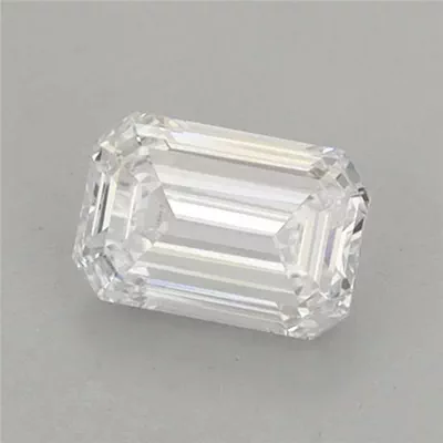 0.75ct D VVS1 Excellent Cut Emerald Lab Grown Diamond