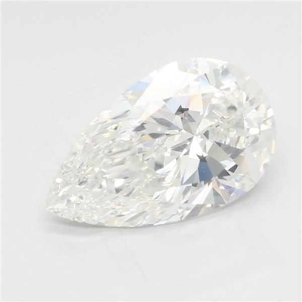 2.90ct F VVS2 Rare Carat Ideal Cut Pear Lab Grown Diamond