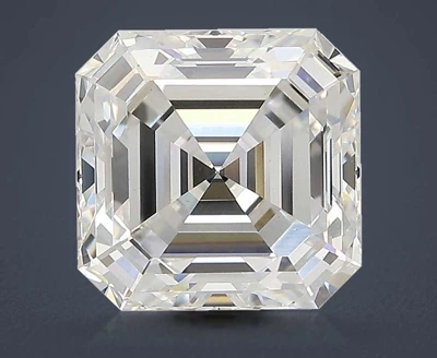 4.09ct E VS1 Rare Carat Ideal Cut Asscher Lab Grown Diamond