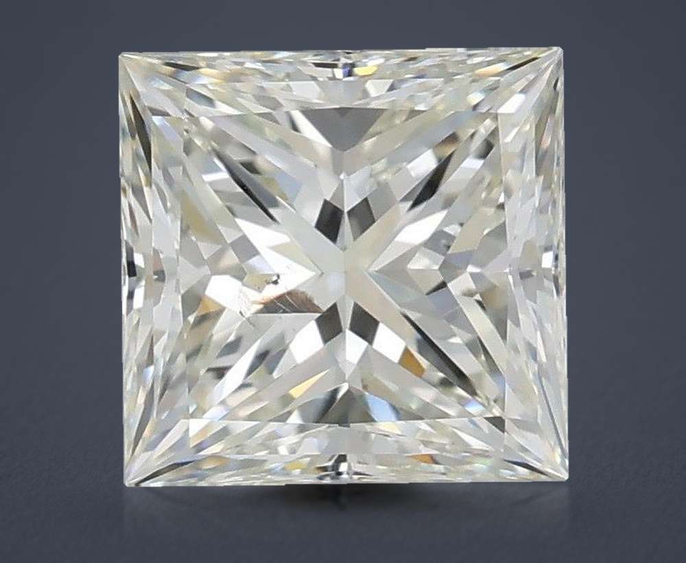 2.00ct I SI2 Rare Carat Ideal Cut Princess Diamond