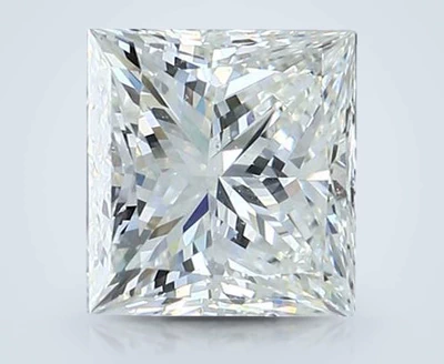 3.02ct I SI1 Rare Carat Ideal Cut Princess Diamond