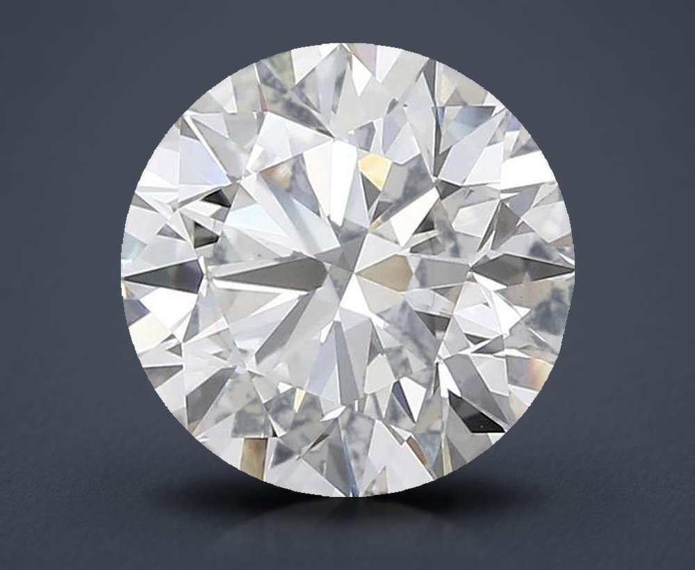 5.06ct H VS1 Rare Carat Ideal Cut Round Lab Grown Diamond