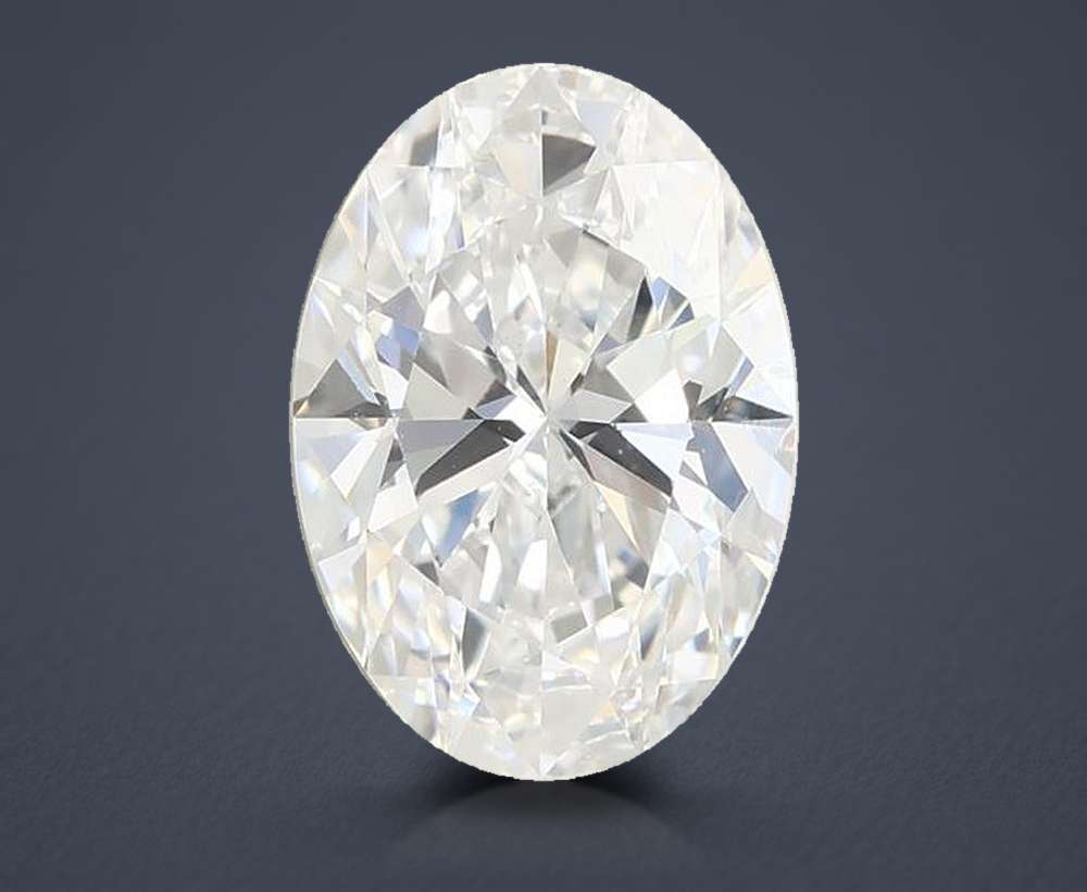 1.52ct D VVS2 Rare Carat Ideal Cut Oval Lab Grown Diamond