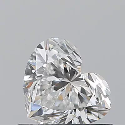 0.55ct F VS2 Rare Carat Ideal Cut Heart Diamond