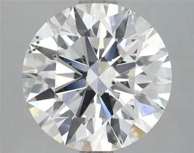 3.58ct F SI1 Rare Carat Ideal Cut Round Lab Grown Diamond