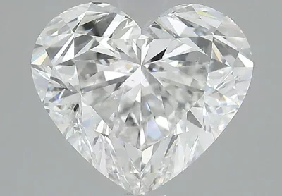 5.02ct F SI2 Excellent Cut Heart Diamond