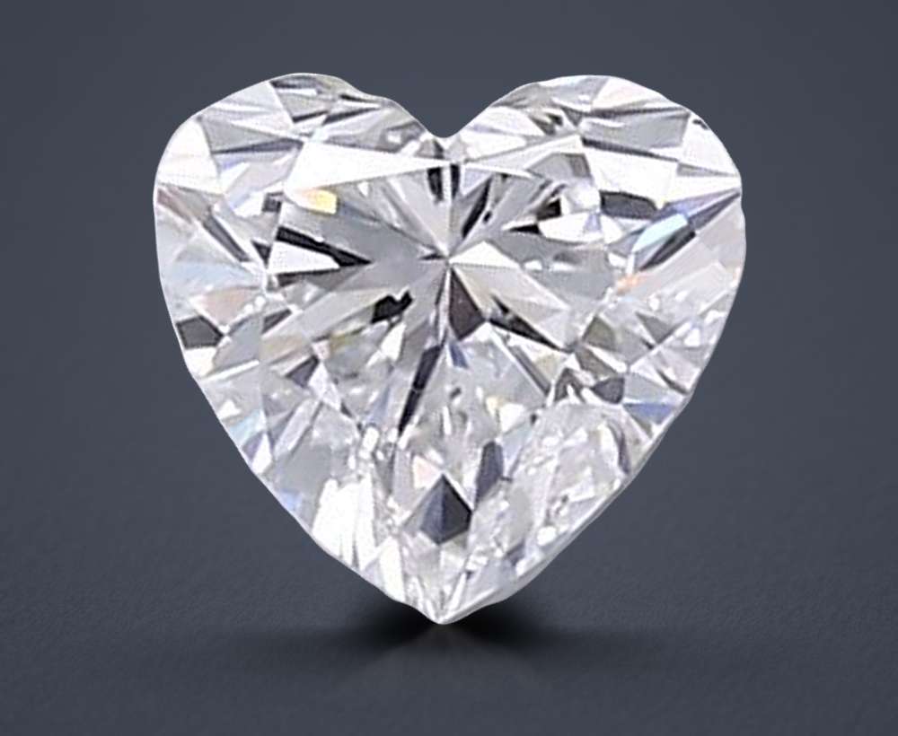 1.04ct D VS1 Rare Carat Ideal Cut Heart Lab Grown Diamond