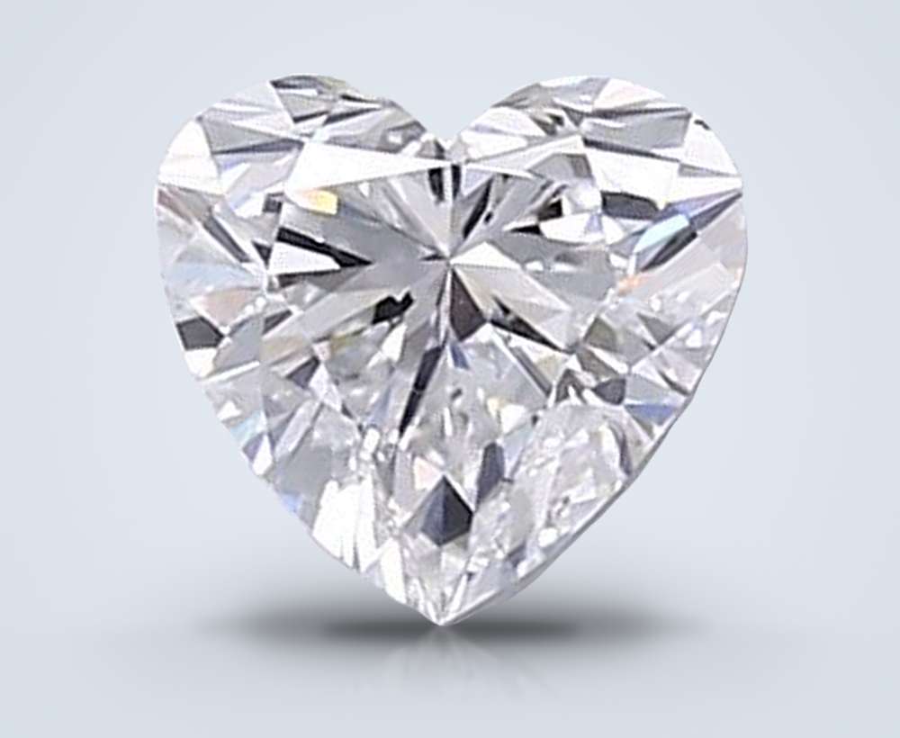 1.04ct D VS1 Rare Carat Ideal Cut Heart Lab Grown Diamond