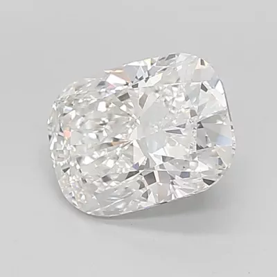 2.53ct F VVS2 Rare Carat Ideal Cut Cushion Lab Grown Diamond