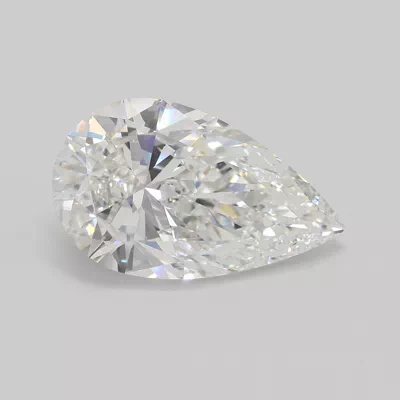 14.70ct F VS1 Rare Carat Ideal Cut Pear Lab Grown Diamond