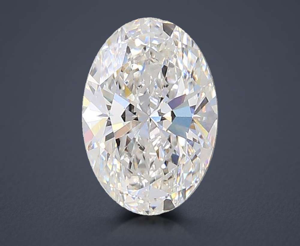 1.54ct D VS1 Rare Carat Ideal Cut Oval Lab Grown Diamond