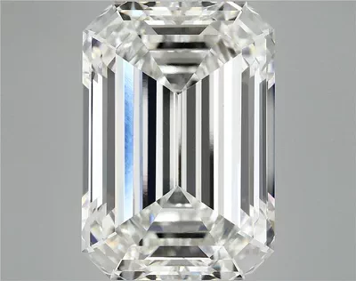 12.52ct F VVS2 Rare Carat Ideal Cut Emerald Lab Grown Diamond