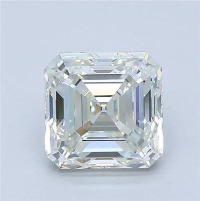 2.52ct J VVS2 Rare Carat Ideal Cut Asscher Diamond