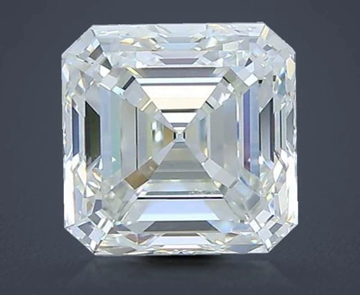 2.52ct J VVS2 Rare Carat Ideal Cut Asscher Diamond