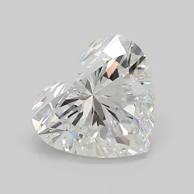 2.07ct E VVS2 Rare Carat Ideal Cut Heart Lab Grown Diamond