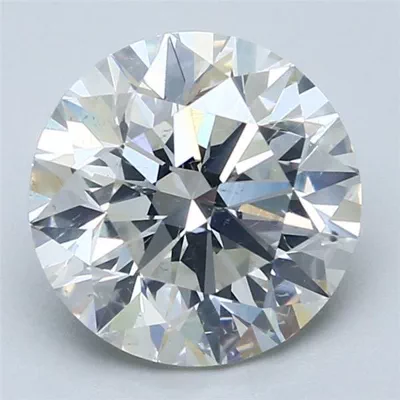 3.70ct I SI2 Excellent Cut Round Diamond