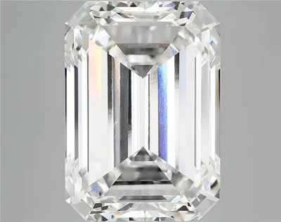 12.07ct F VS1 Rare Carat Ideal Cut Emerald Lab Grown Diamond